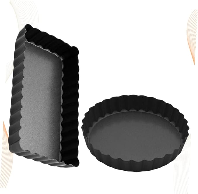 STOBAZA 2pcs Non-stick Cake Molds Baking Tray for Tart Pizza and Steak Bakeware for Home Kitchen and Baking Needs - Image 3