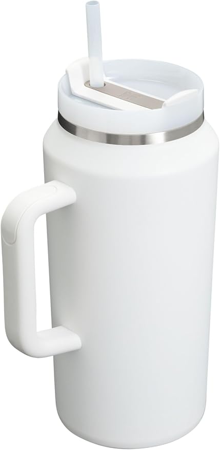 STANLEY Quencher H2.0 Flow State Tumbler, 64 oz, Frost | Handle and Straw | 3-Position Lid | Large Capacity for Travel & Sports| Insulated Stainless Steel Cup | BPA-Free - Image 2