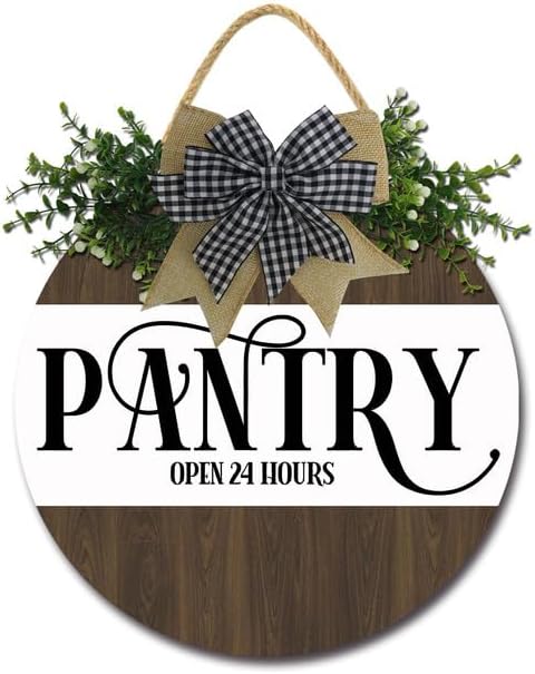FemiaD Pantry Sign Farmhouse Signs Wall Decor Art Country Decorations Rustic Vintage Kitchen Wall Decor Dinning Room Sign for Housewarming Home Front Door 12inch by Unknown