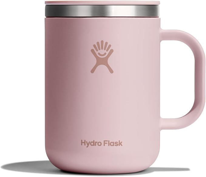 Hydro Flask Coffee Mug – Insulated Stainless Steel, Non Spill, Leak Resistant Travel Mug 24 Oz Trillium Pink by Unknown