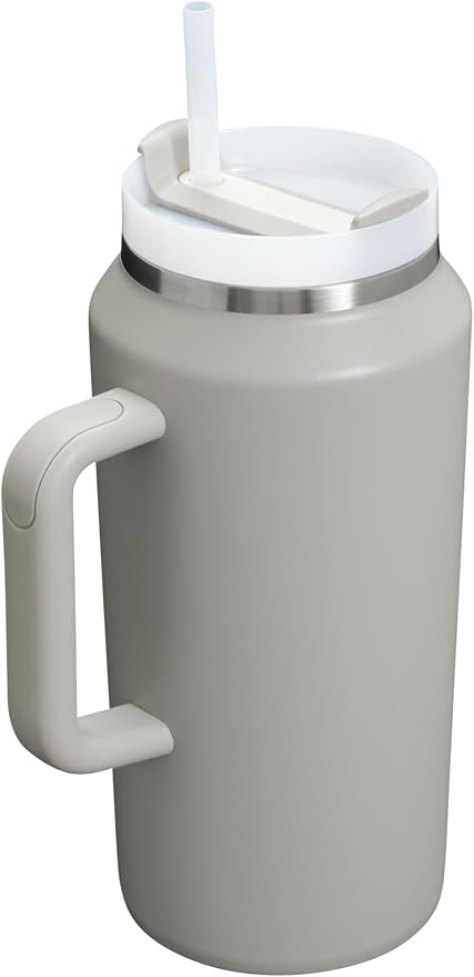 STANLEY Quencher H2.0 Flow State Tumbler, 64 oz, Ash | Handle and Straw | 3-Position Lid | Large Capacity for Travel & Sports| Insulated Stainless Steel Cup | BPA-Free - Image 2