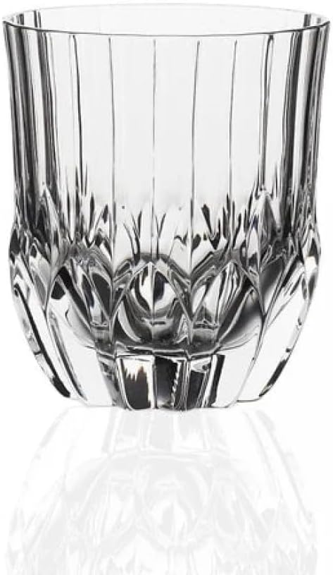 RCR Adagio 6 Piece Crystal Tumbler Glass Set 350 ml Transparent – Luxion® Italian Glassware for Water, Whisky & Soft Drinks, Dishwasher Safe Elegant Drinkware - Image 4