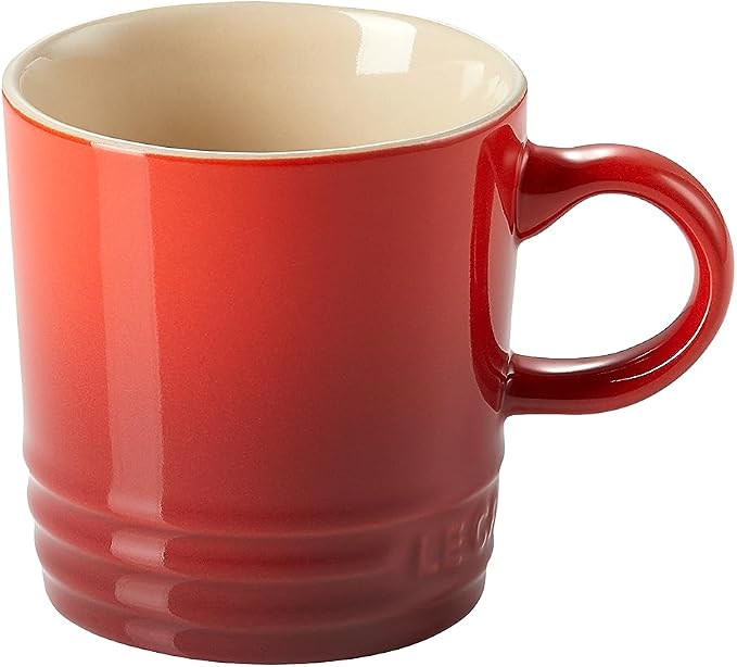 Le Creuset Stoneware Set of 6 London Mugs, 12 oz. Each, Cerise - Image 3
