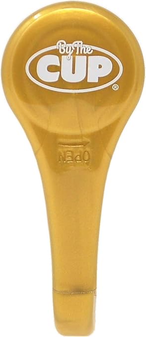 By The Cup Gold Coffee Syrup Pump for 750 ml Bottles (Pack of 2) Fits Upouria, Torani, DaVinci, and Monin (1L Plastic Only)