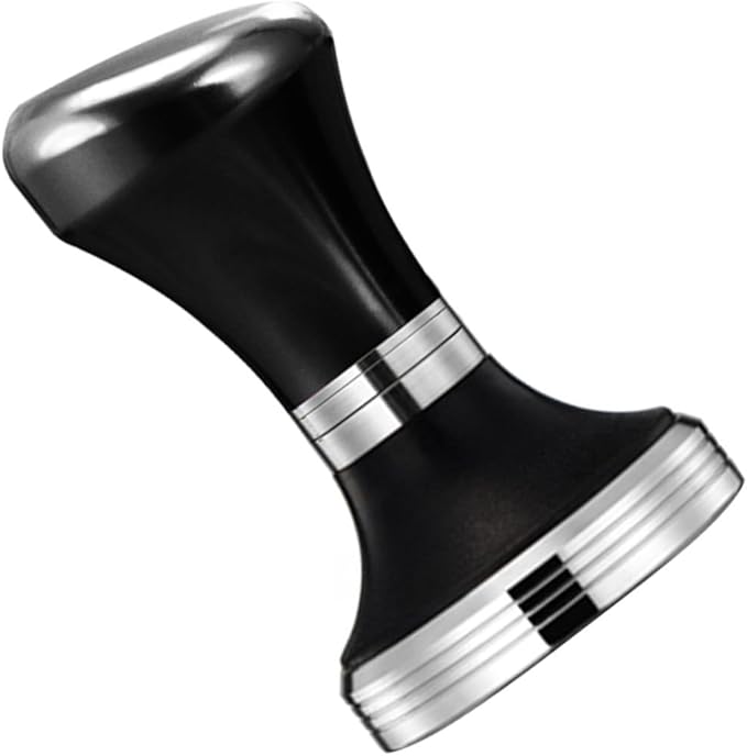 Stainless Steel Coffee Tamper Adjustable Espresso Pressing Hammer Coffee Bean Press Tool for Home Cafe Bar Use with Corrosion-resistant Construction