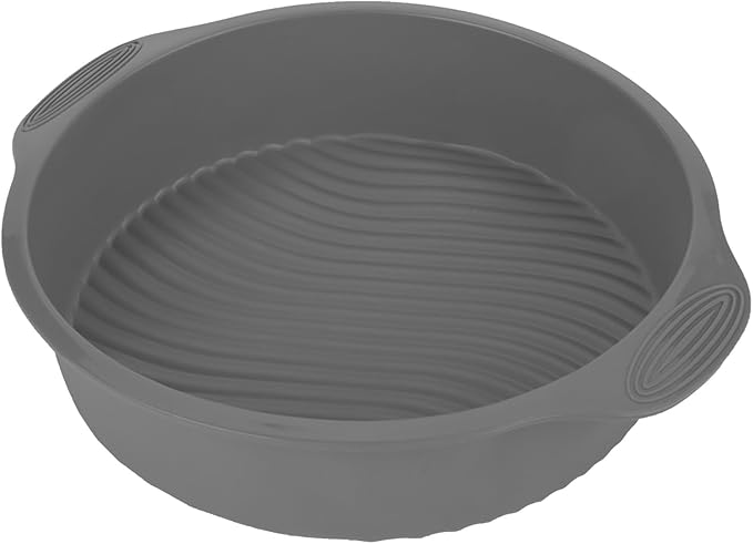Silicone Cake Mold Round Shape Baking Pan for Oven and Microwave Food Grade Silicone Material in Green Pink Gray Blue 9 Inch Size (Gray) - Image 9