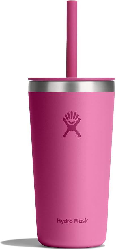 Hydro Flask All Around Tumbler Straw Lid, Insulated Travel Mug, Stainless Steel Coffee Cup 20 Oz Reef by Unknown