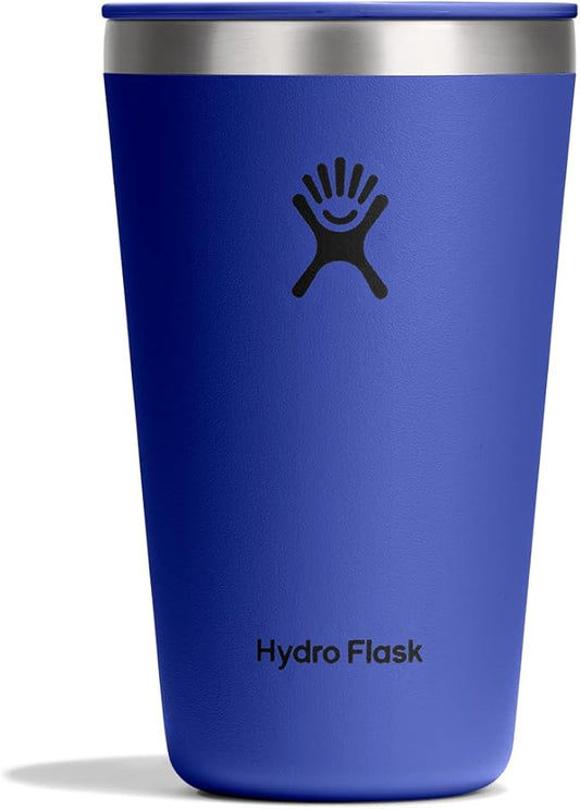 Hydro Flask All Around Tumbler Press-In Lid, Insulated Travel Mug, Stainless Steel Coffee Cup 16 Oz Capri Blue by Unknown