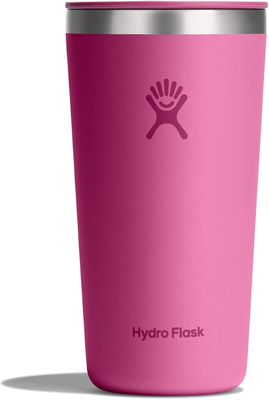 Hydro Flask All Around Tumbler Press-in Lid, Insulated Travel Mug, Stainless Steel Coffee Cup 20 Oz Reef Pink by Unknown