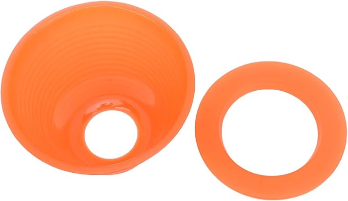 Pour Over Dripper, Flat Bottom Coffee Filter with Food Grade PP Construction, Reusable Brewing Cup for Home, Cafe & Office Use (Orange)
