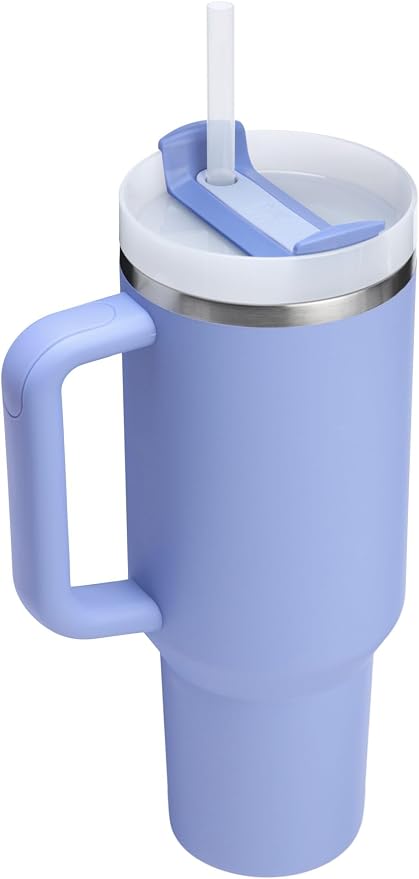 STANLEY Quencher H2.0 Flow State Tumbler, 40 oz, Hydrangea | Handle and Straw | 3-Position Lid | Cup Holder Compatible for Travel | Insulated Stainless Steel Cup | BPA-Free - Image 3
