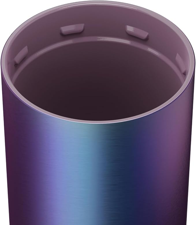 BrüMate Strova 18oz 100% Leakproof Insulated Coffee Mug | Ceramic-Lined Interior | Built-In Silicone Sleeve for Travel | Locking Flip Lid (Dark Aura) - Image 2