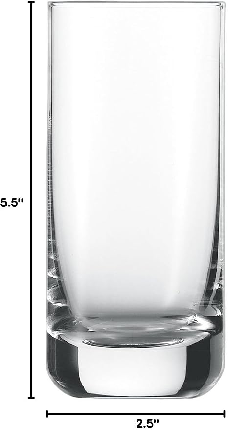 Schott Zwiesel Tritan Crystal Glass Convention Barware Collection Beer Tumbler/Long Drink Cocktail Glass, 11.7 oz , Set of 6 - Image 6