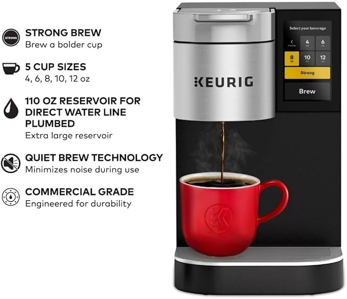 Keurig K-2500 Single Serve Commercial Coffee Maker | Flexible installation options (plumbed or optional 110 oz) - Image 3
