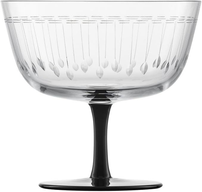 Zwiesel Glas Handmade Glamorous Crystal Glass, 9 Ounce Liqueur (Set of 2), Clear by Unknown
