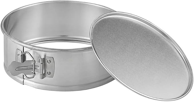 Soro Essentials- 8'' x 3'' Deep Aluminum Round Spring Form Pan- Leak Proof Cheesecake Pan Spring Form Pans with Removable Bottom and Quick Release Latch for Baking Cheesecake Cakes - Image 4