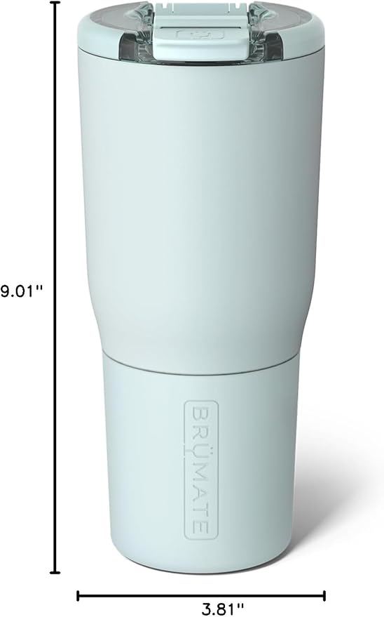 BrüMate Nav 25oz 100% Leak Proof Insulated Travel Tumbler with Magnetic BevLock™ Lid - Double Wall Cup-Holder Friendly Stainless Steel Mug (Blue Agave) - Image 7