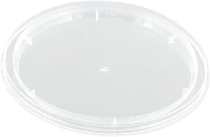 Custom Shop Paint Mixing Cup Lids Only (Box of 50) 1/2 Pint Size - Exclusively Fits Custom Shop/TCP Global Cups, 8 Ounce Size - Auto Paint Cup Lids for Acrylic Paints & Epoxy Resin Containers