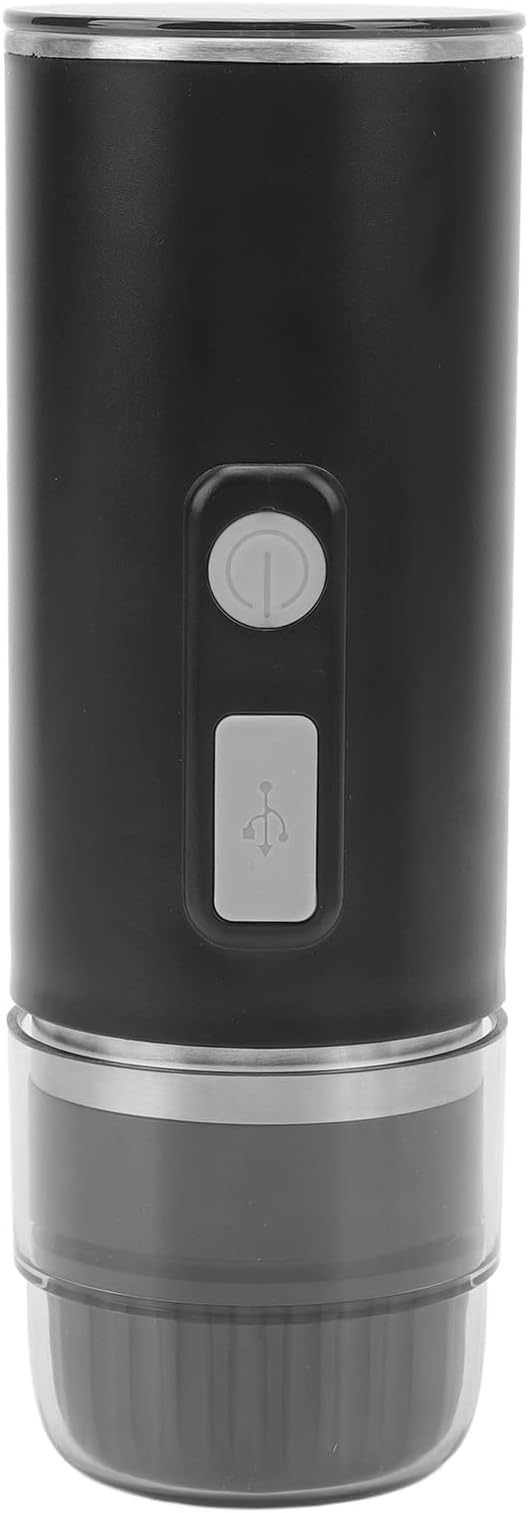 Semme Portable Coffee Maker Rechargeable Electric Coffee Machine for Camping Travel Office 2 in Compatible with Ground Capsules 110ml 800mAh Battery Lightweight - Image 3