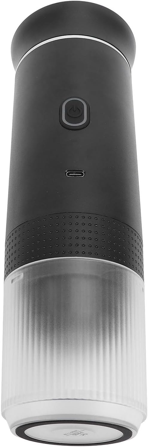 Rengue Portable Electric Coffee Maker 15 Bar Automatic Machine with 2500mAh Battery Compatible Cup Holders for Car Office Travel Camping (Black) - Image 2