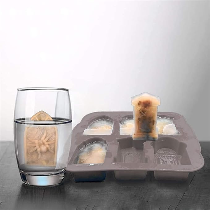 3D Halloween RIP Gravestone for DIY Cake Fondant Baking Soap Ice Trays Chocolates Hard Candies Desserts Drop Glue Decor Silicone Mould Mold Tool - Image 2