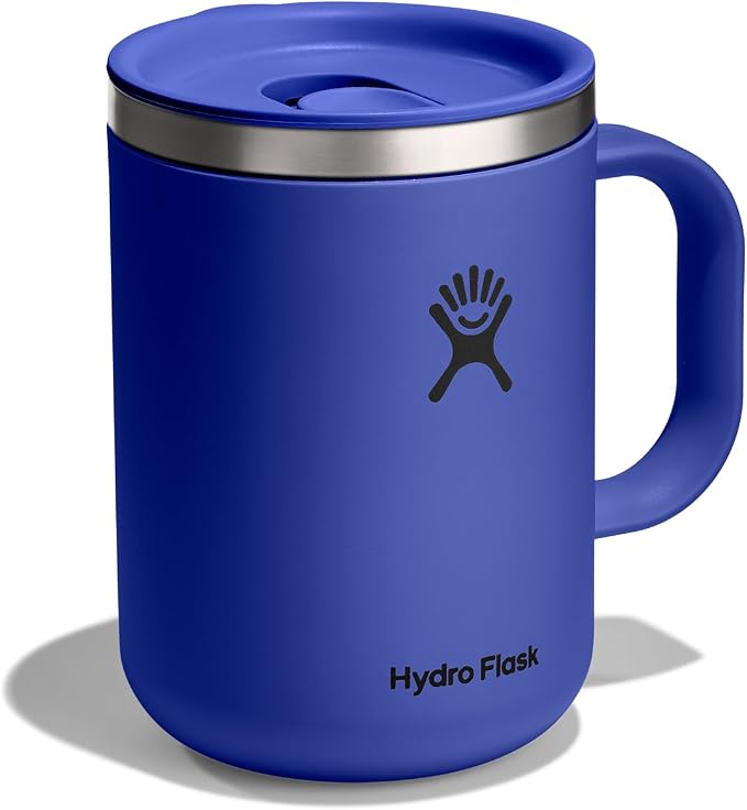 Hydro Flask Coffee Mug – Insulated Stainless Steel, Non Spill, Leak Resistant Travel Mug 24 Oz Capri Blue - Image 2