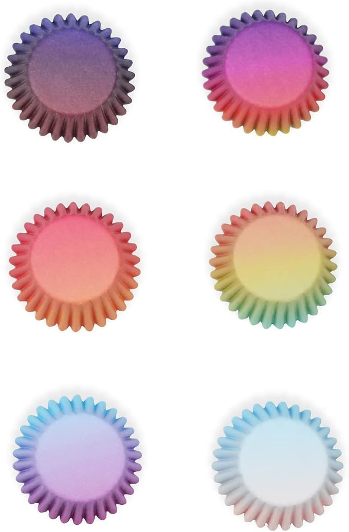 qiqee Gradient Cupcake Liners, 300 Count, Standard Size - Image 2