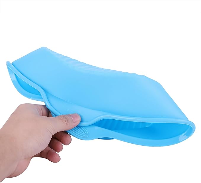 Silicone Cake Mold Round Shape Baking Pan for Oven and Microwave Food Grade Silicone Material in Green Pink Gray Blue 9 Inch Size (Blue) - Image 5