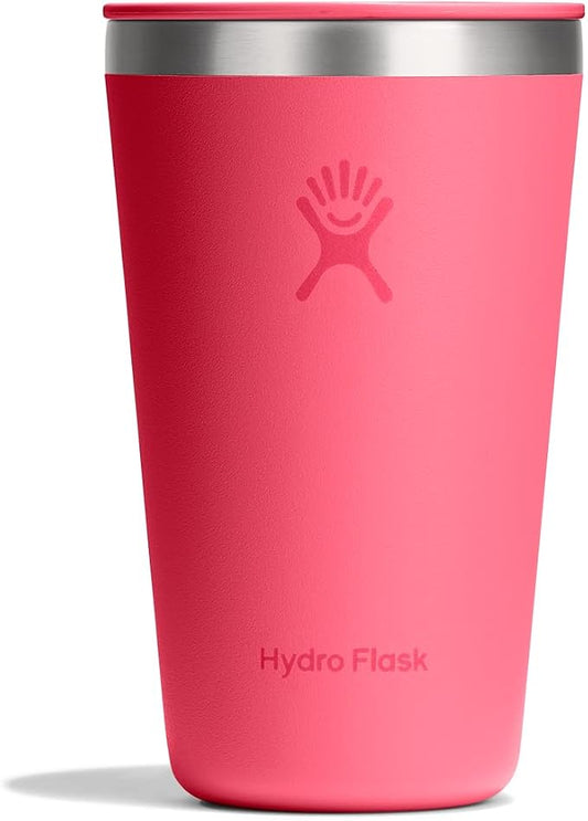 Hydro Flask All Around Tumbler Press-In Lid, Insulated Travel Mug, Stainless Steel Coffee Cup 16 Oz Popstar Pink by Unknown