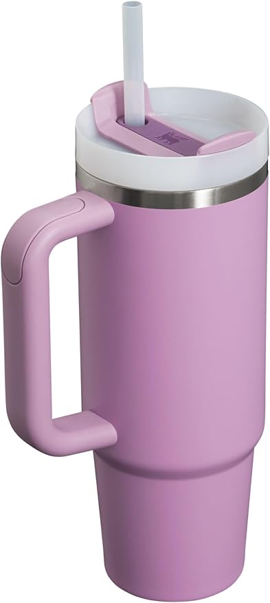 STANLEY Quencher H2.0 Flow State Tumbler, 30 oz, Lilac | Handle and Straw | 3-Position Lid | Cup Holder Compatible for Travel | Insulated Stainless Steel Cup | BPA-Free - Image 3