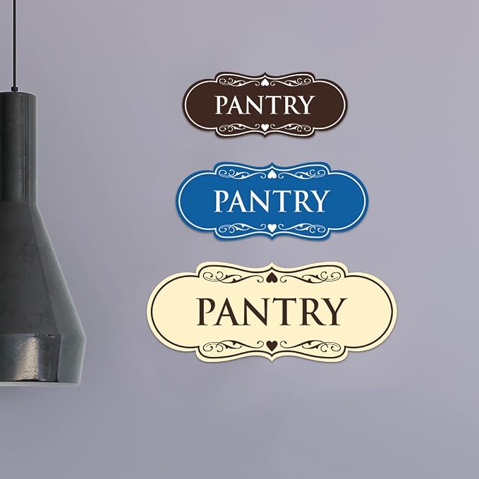 Designer Pantry Sign (Blue) - Medium - Image 3