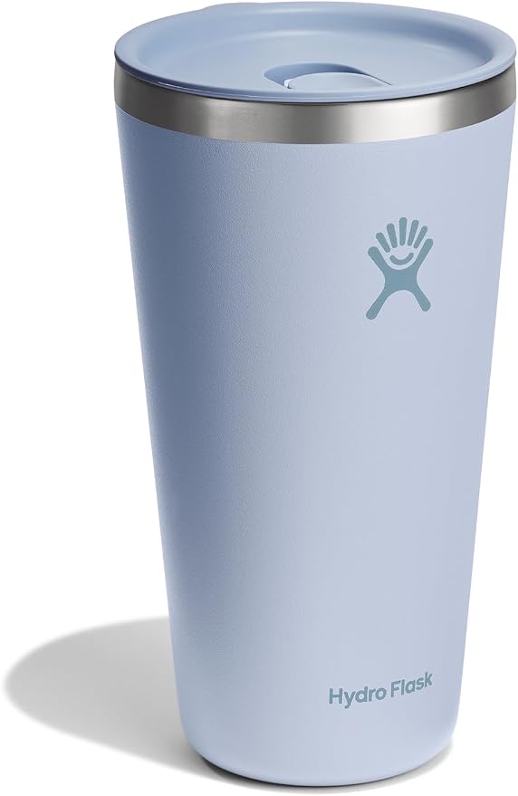 Hydro Flask All Around Tumbler Press-in Lid, Insulated Travel Mug, Stainless Steel Coffee Cup 28 Oz Surf Blue - Image 2