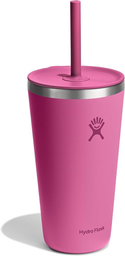 Hydro Flask All Around Tumbler Straw Lid, Insulated Travel Mug, Stainless Steel Coffee Cup 28 Oz Reef - Image 2