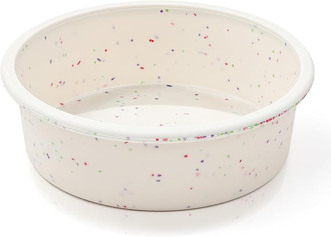 Vinino 6 Inch Round Cake Pan, Silicone Mold with Metal Frame | Perfect for Small Cakes, Cheesecakes & Desserts, Nonstick Surface, Easy Release and Cleanup by VININO