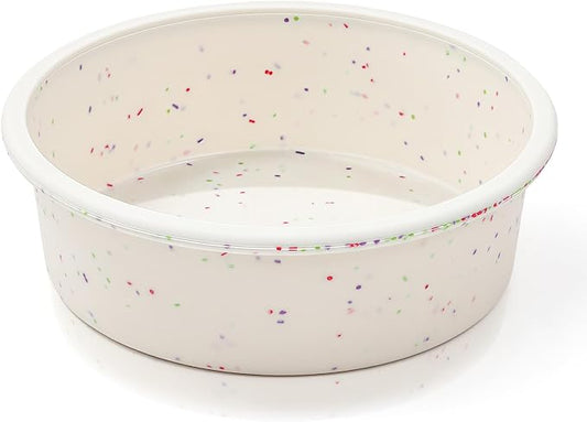 Vinino 6 Inch Round Cake Pan, Silicone Mold with Metal Frame | Perfect for Small Cakes, Cheesecakes & Desserts, Nonstick Surface, Easy Release and Cleanup by VININO