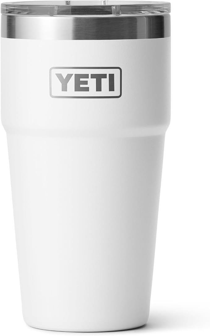 YETI Rambler 20 oz Stackable Tumbler, Stainless Steel, Vacuum Insulated with MagSlider Lid by YETI