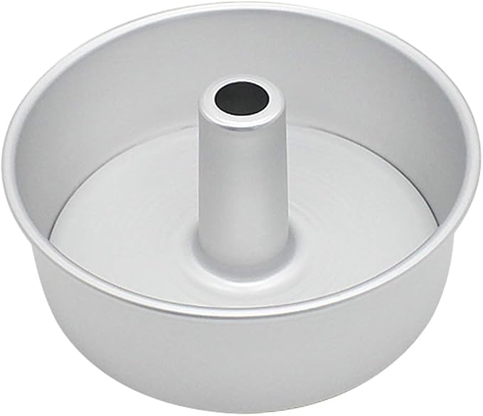 Set of 3 Pieces Angel Food Cake Pan Aluminum Non-Stick Round Chiffon Cake Baking - 8 inch by Unknown