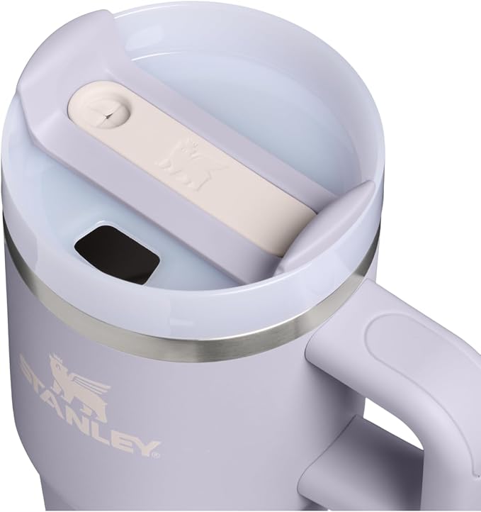 STANLEY Quencher H2.0 Flow State Tumbler, 20 oz, Purple Dust | Handle and Straw | 3-Position Lid | Cup Holder Compatible for Travel | Insulated Stainless Steel Cup | BPA-Free - Image 2