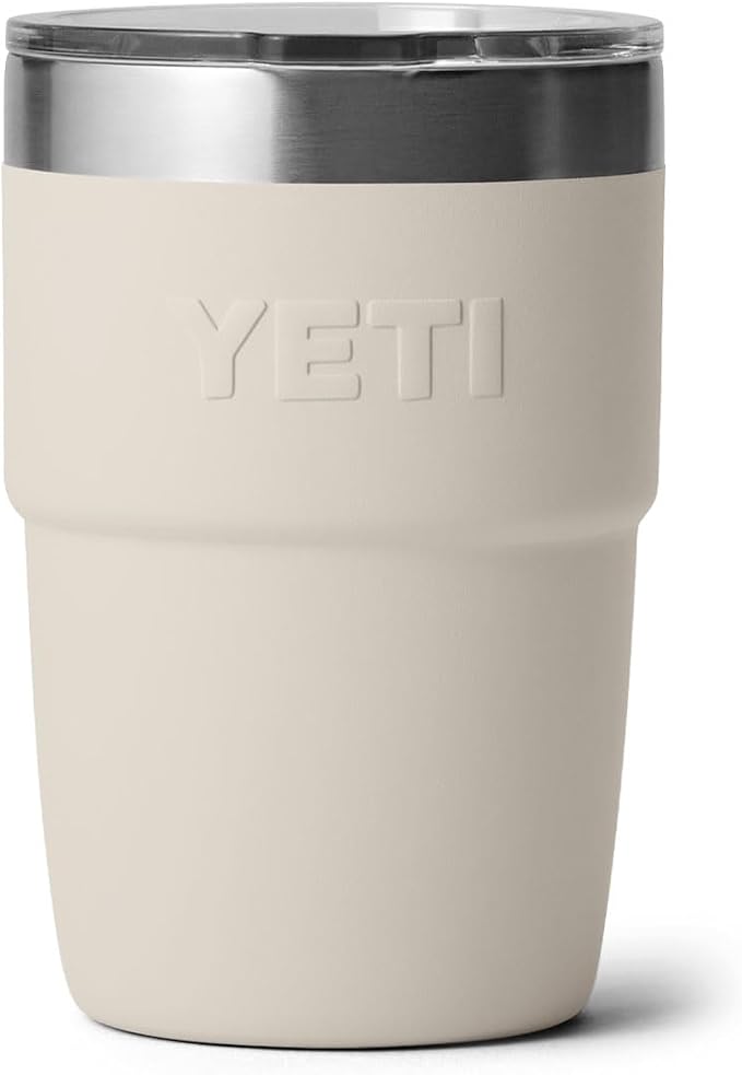 YETI Rambler 8 oz Insulated Coffee Mug with Lid - Stackable Double-Wall Vacuum Insulated Coffee Cup - DuraSip Ceramic Lining - Barista-Friendly Design - Stainless Steel - Dishwasher Safe - Image 6