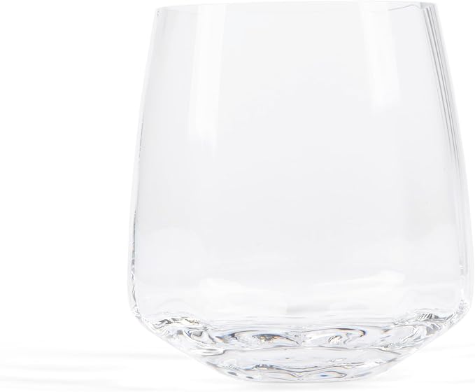 Larder & Vine Crystalline Glassware Tumbler Set, Artisan Drinkware for Cocktails, Water, Whiskey or Spirits, Handmade in Poland (Cafe Short) - Image 2