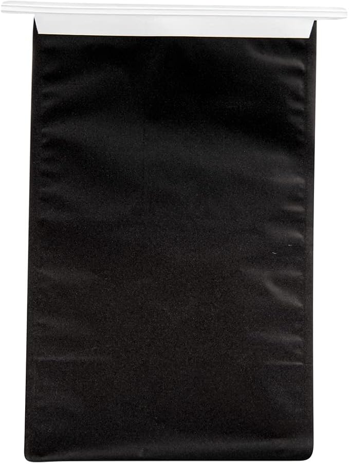 Restaurantware Black Paper Cotton Tin Tie Bag, 100 Pack - Image 12
