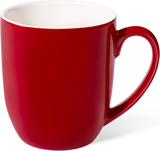 Urbanstrive 16 oz Large Coffee Mugs Set of 4 Ceramic Coffee Mug White Coffee Cups Tea Cups Idea Gift for Women Men House Warming Gifts New Home Office, Red 4 Pack - Image 9
