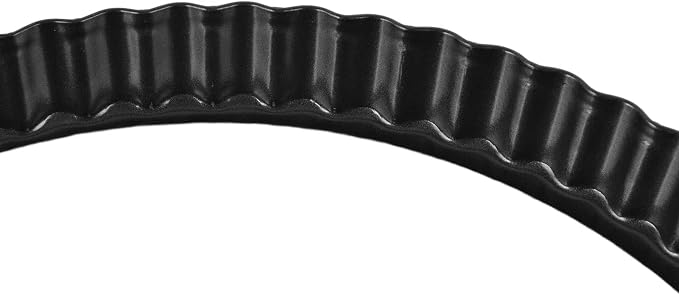 Tart Pan with Removable Bottom Nonstick Carbon Steel Deep Quiche Dish for Baking Pies Cakes ([Thickened] 10-inch live bottom pie plate) - Image 4