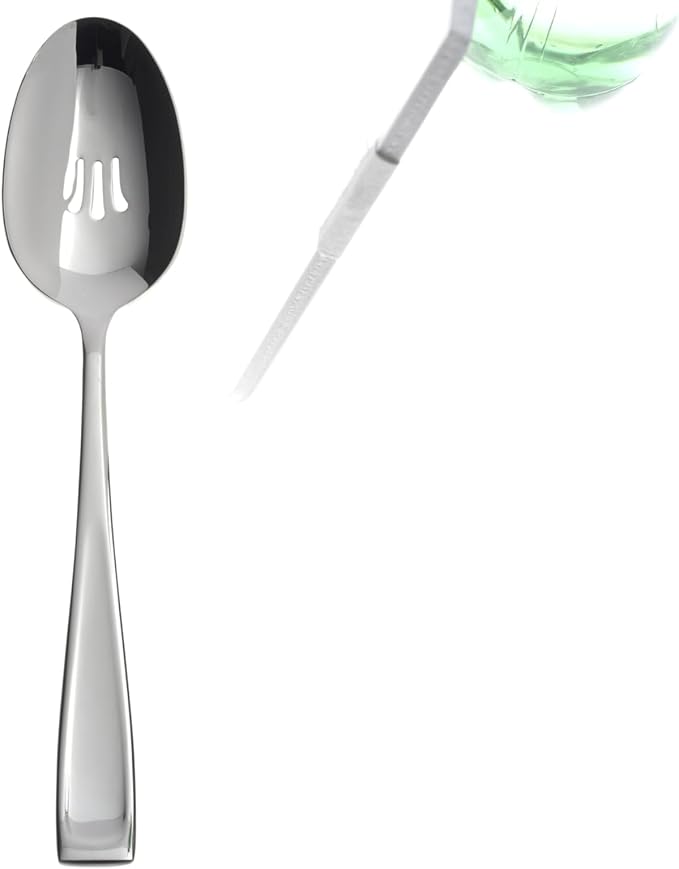 Oneida Moda 2-Piece Silverware Serving Set, Flatware | silver, dishwasher safe | heavy duty, cutlery set for kitchen and dining, serving utensil set, wedding silverware - Image 3
