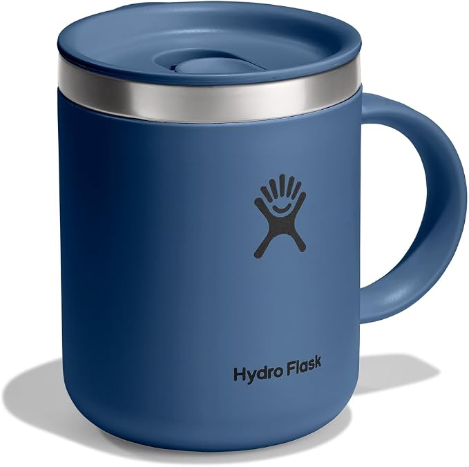 Hydro Flask Coffee Mug – Insulated Stainless Steel, Non Spill, Leak Resistant Travel Mug 12 Oz Harbor Blue - Image 2