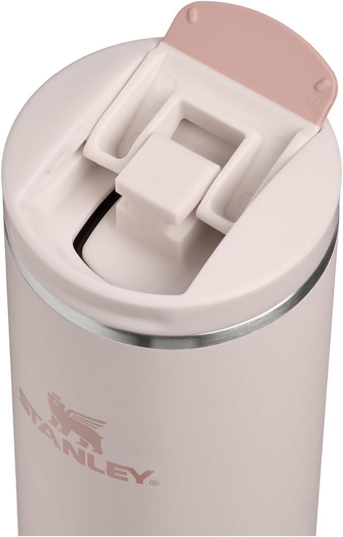 STANLEY Transit FlipTop Mug | Leakproof Coffee Travel Cup | Vacuum Insulated Stainless Steel | Stays Hot or Cold for Hours | BPA-Free | 16 oz | Rose Quartz - Image 2