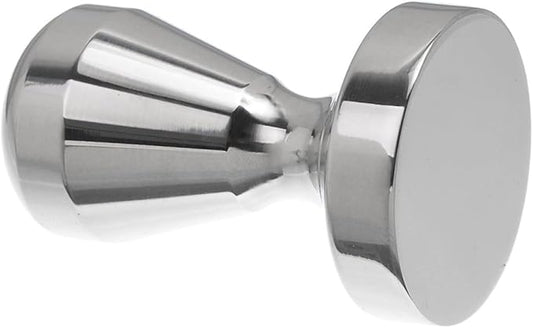 Luxshiny Professional Stainless Steel Coffee Tamper with Flat Base for Even Espresso Grounds Pressing Ergonomic Grip for Easy Tamping and Cleaning for Enhanced Coffee Extraction