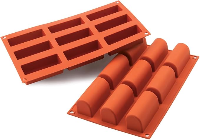Silikomart Silicone Classic Collection Mold Shapes, Roll, Medium by Silikomart