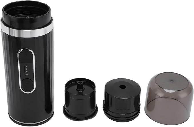 Portable Rechargeable Coffee Machine 20 Bar Pressure 2000mAh Battery with Stainless Steel Liner for Car Travel Camping Office Outdoor Use - Image 2