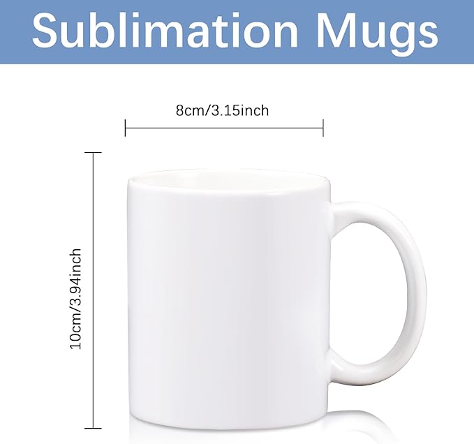 12 PACK 11 oz sublimation mugs with boxes White round handle tazas para 11oz ounce coffee cups for sublimation mug blanks bulk products - Image 2